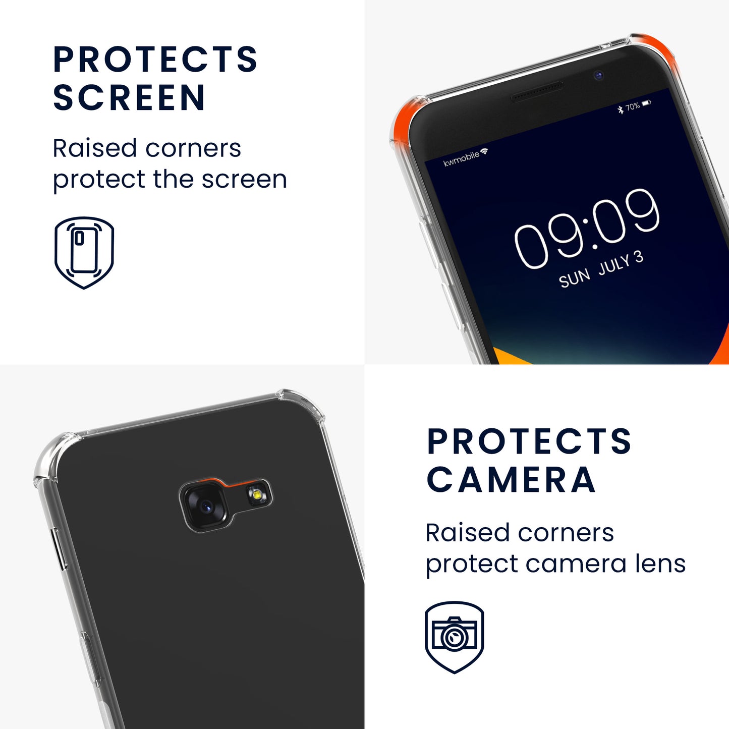 kwmobile Necklace Case compatible with Samsung Galaxy A5 (2017) Cover