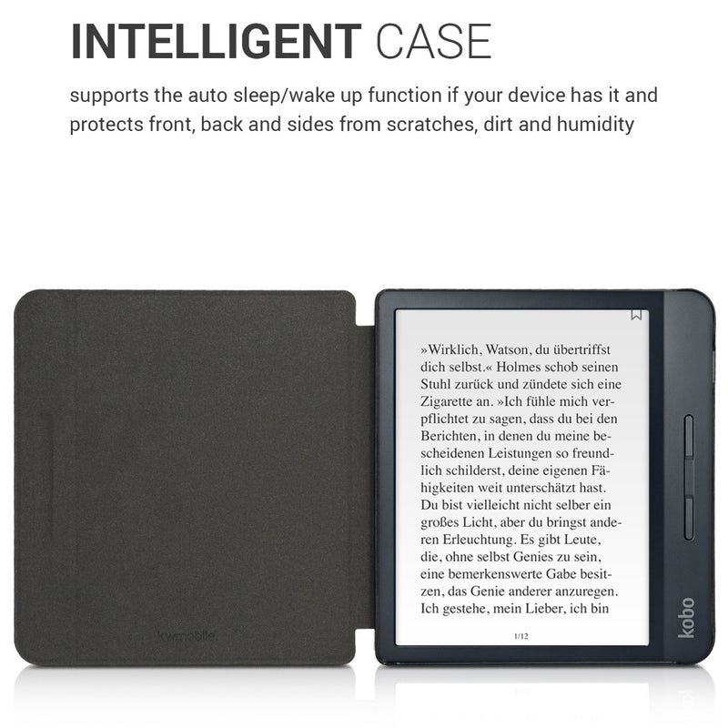 Kobo Libra H2O with Auto Sleep eReader Flip Case