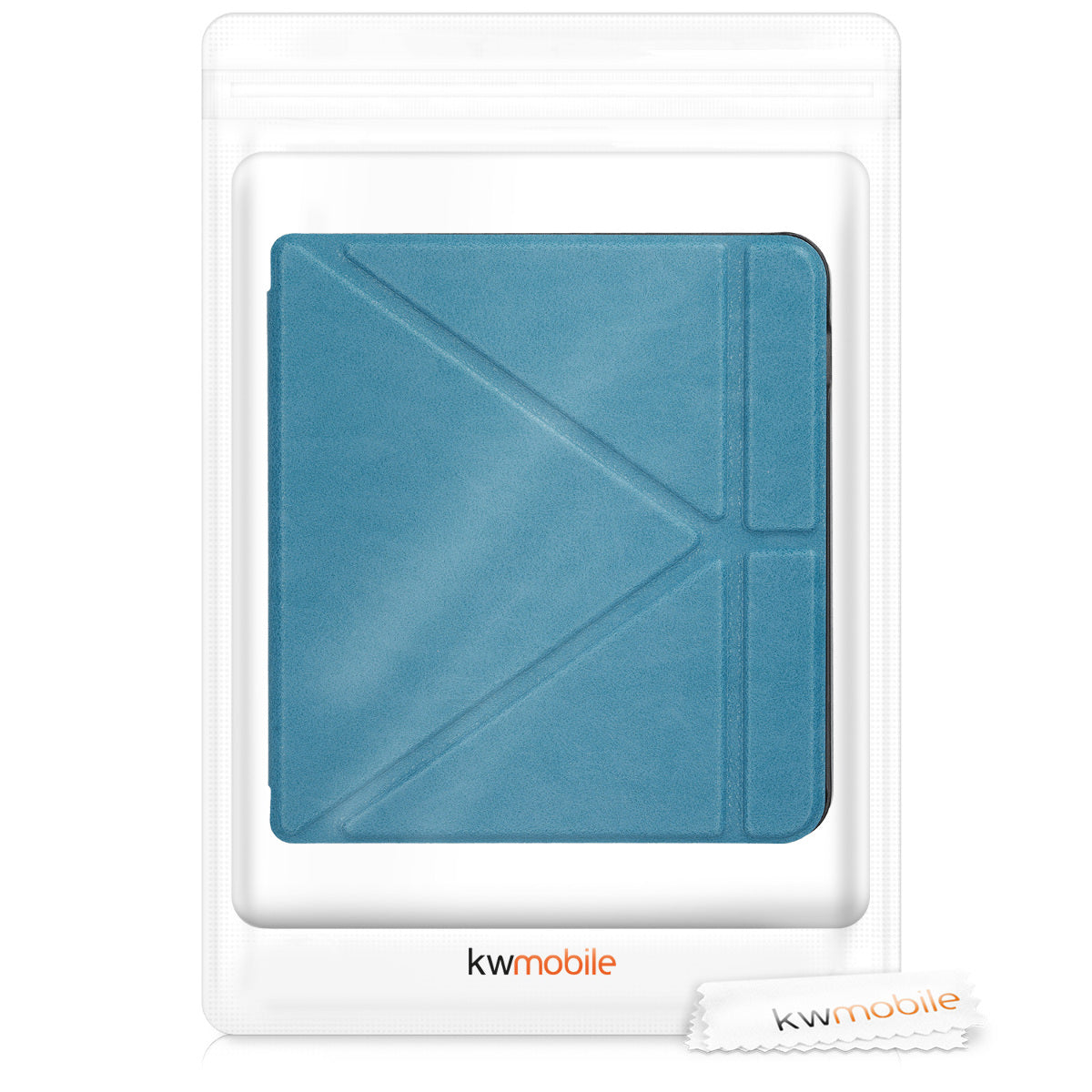 kwmobile Case for Kobo Libra H2O - eReader Flip Cover with Auto Sleep Function - Stand Case
