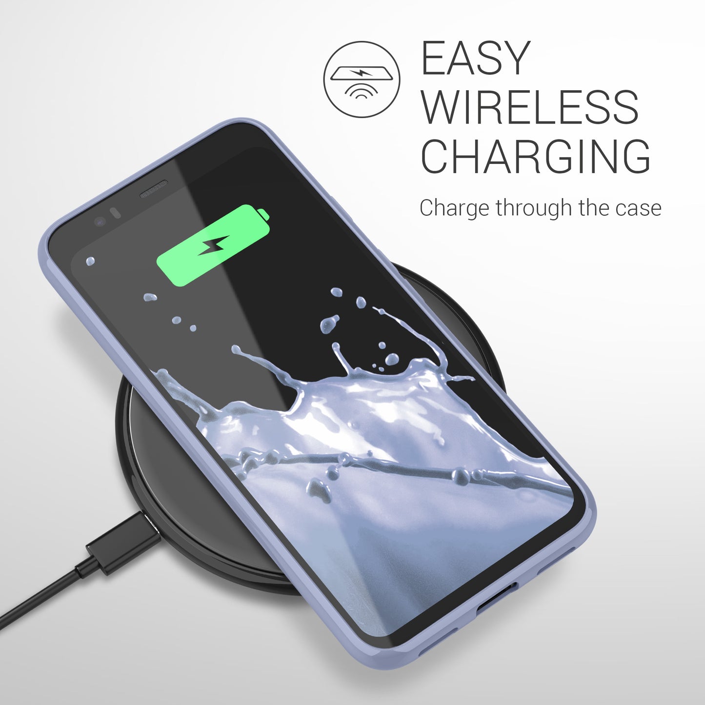 kwmobile Phone Case for Google Pixel 4 - Wireless Charging - Protective Cover