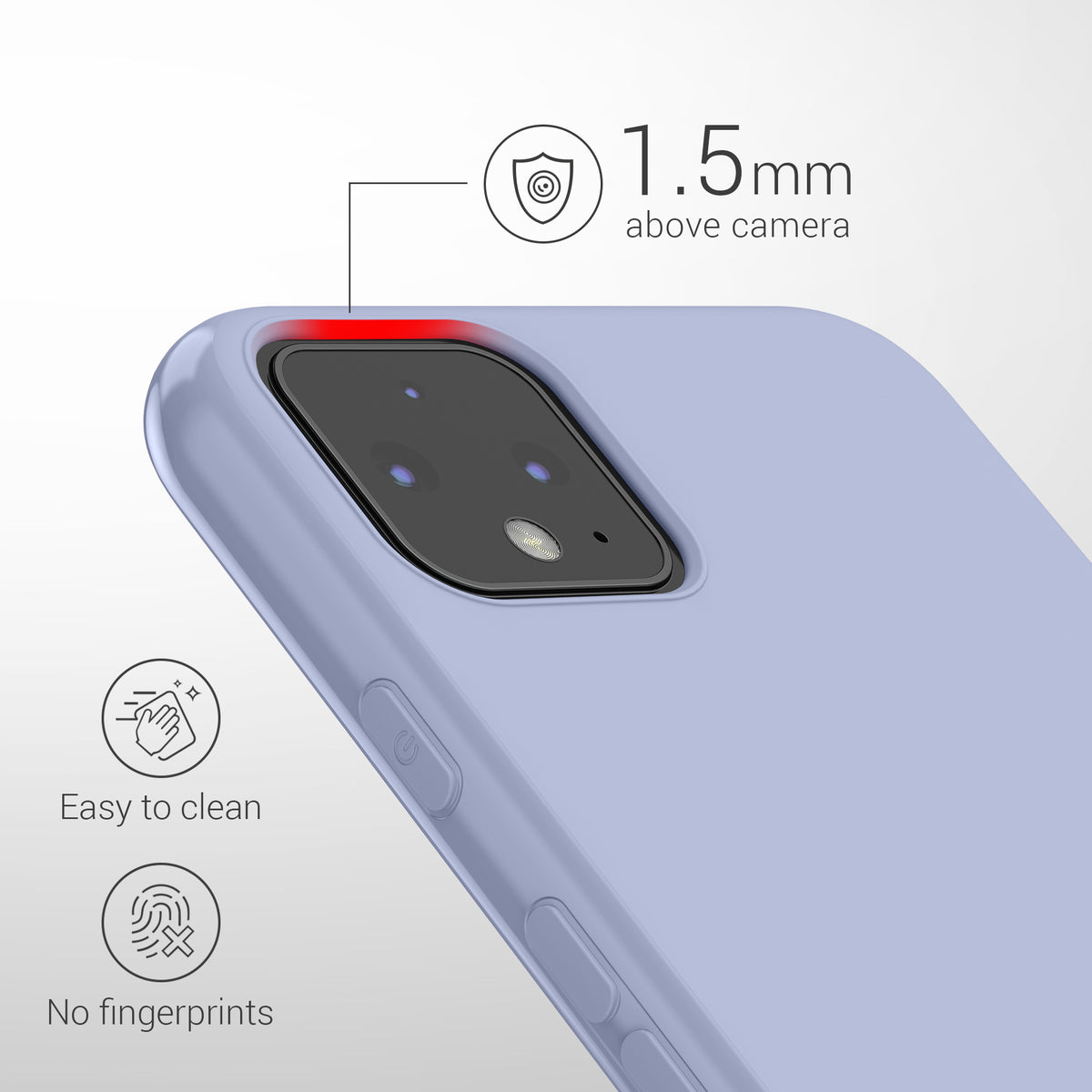 kwmobile Phone Case for Google Pixel 4 - Wireless Charging - Protective Cover