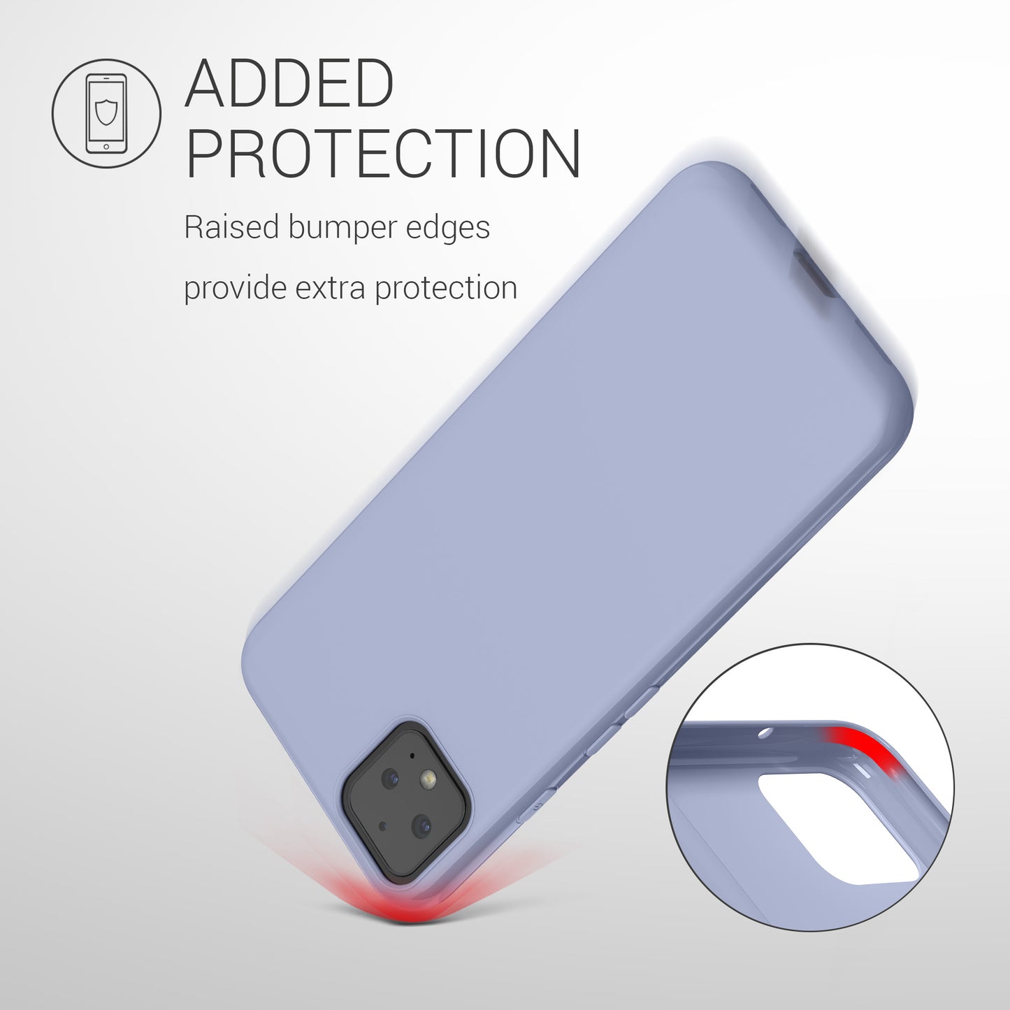 kwmobile Phone Case for Google Pixel 4 - Wireless Charging - Protective Cover