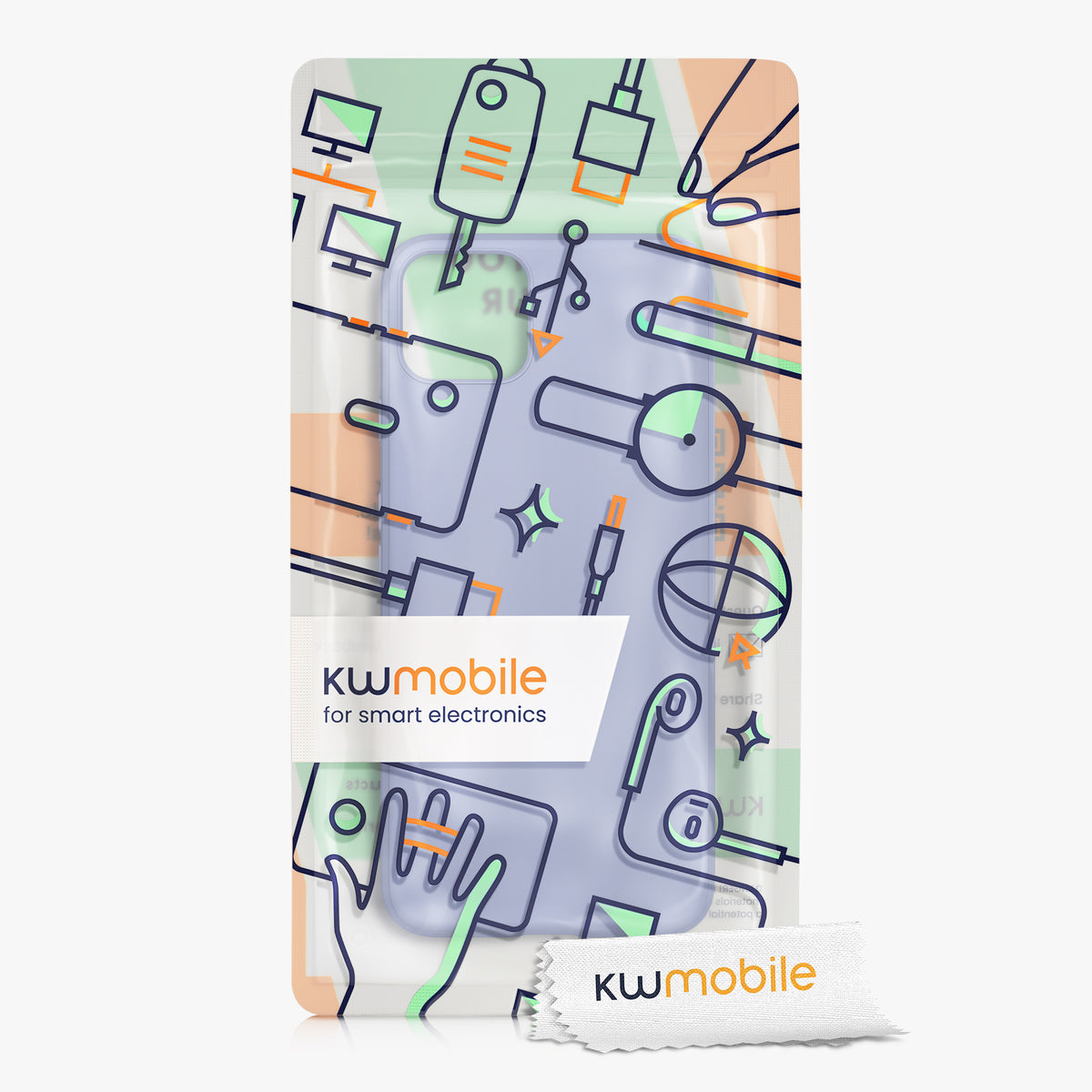 kwmobile Phone Case for Google Pixel 4 - Wireless Charging - Protective Cover
