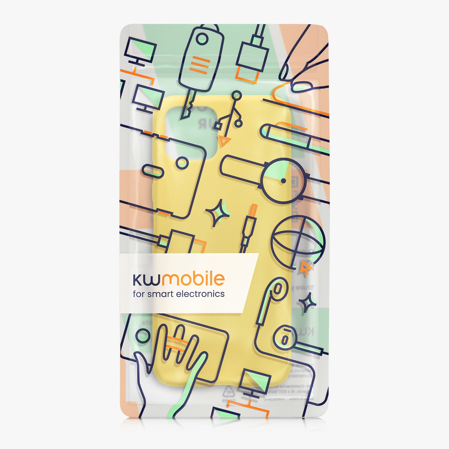 kwmobile Phone Case for Google Pixel 4 - Wireless Charging - Protective Cover