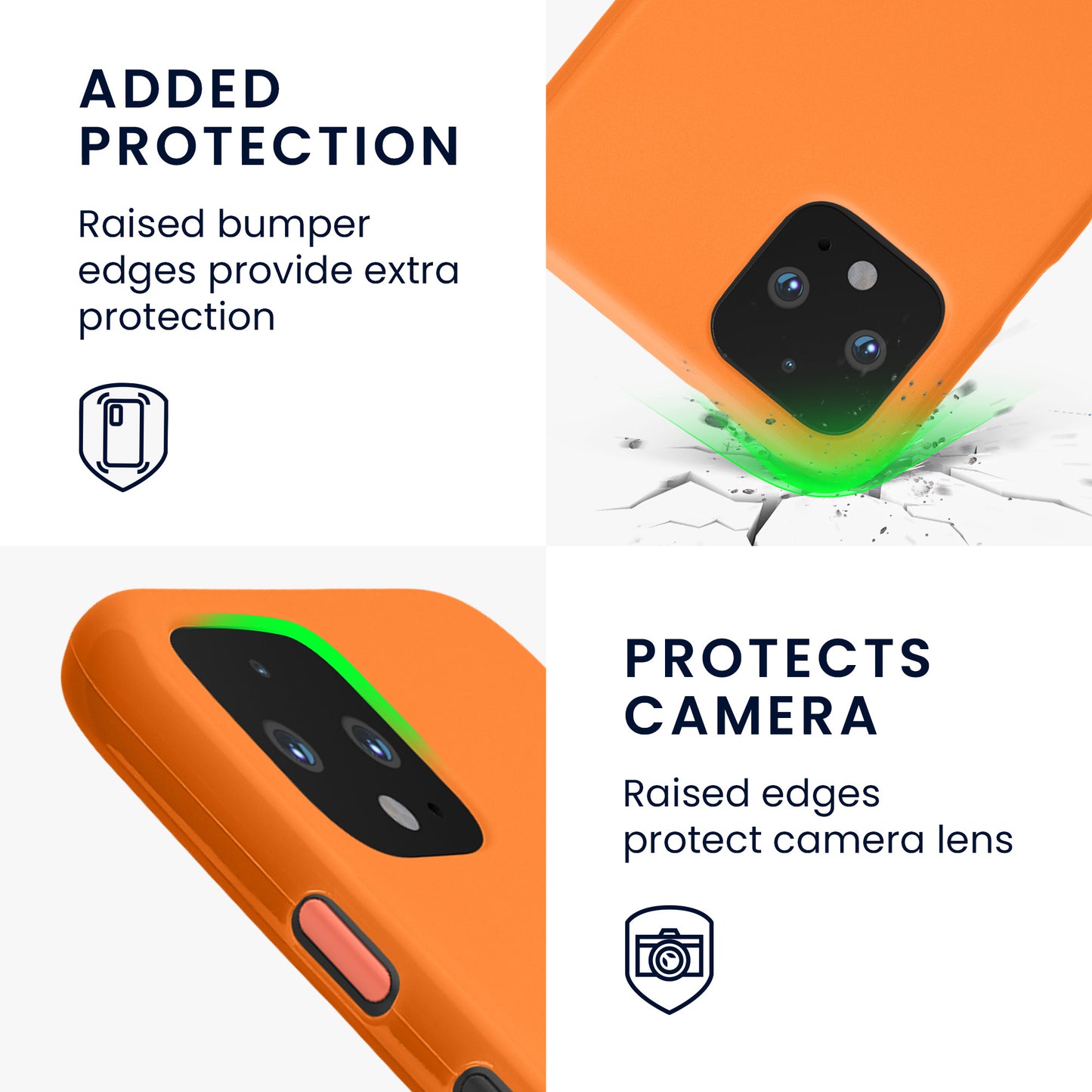 kwmobile Phone Case for Google Pixel 4 - Wireless Charging - Protective Cover