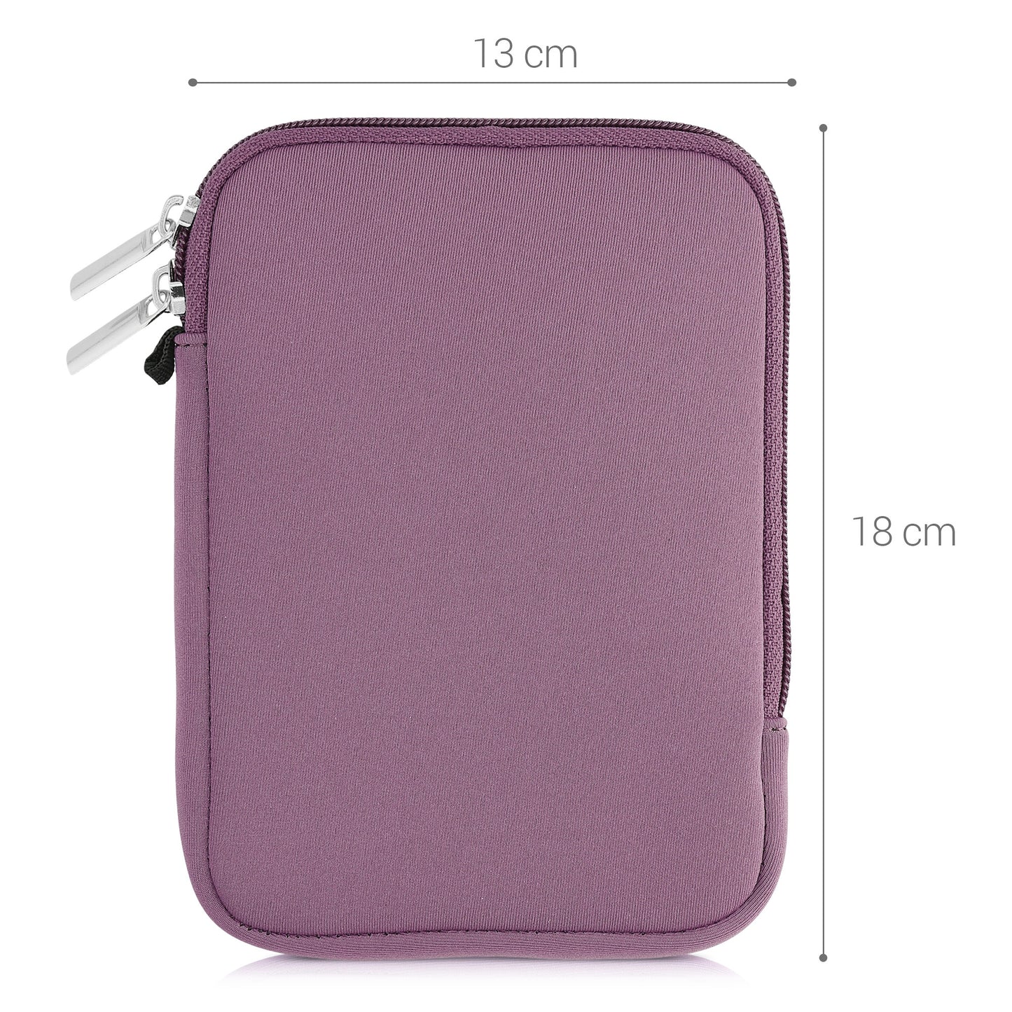 kwmobile Protective Bag for eReader Pouch Cover Case Protective Sleeve 17 x 12 x 2 cm Internal Dimensions