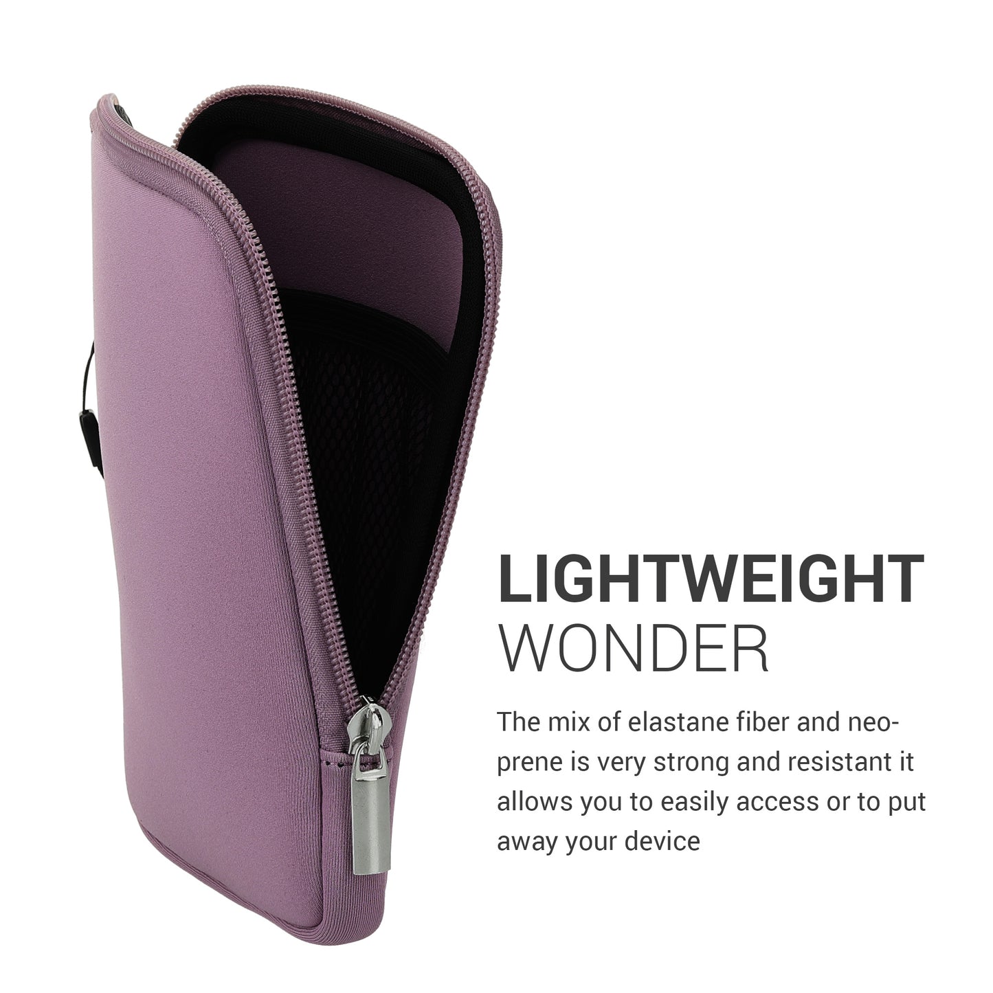 kwmobile Protective Bag for eReader Pouch Cover Case Protective Sleeve 17 x 12 x 2 cm Internal Dimensions
