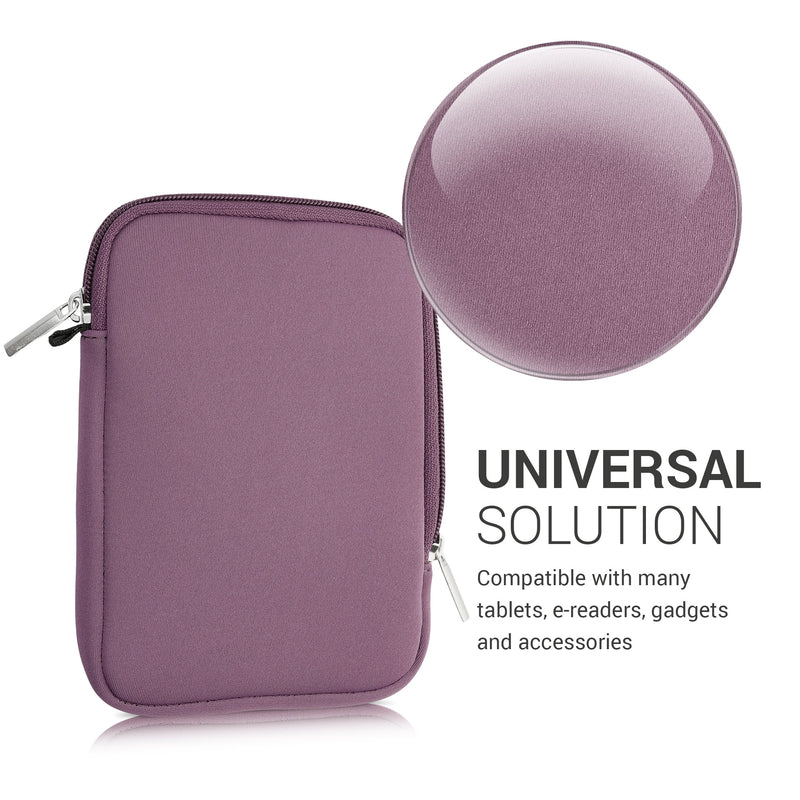 kwmobile Protective Bag for eReader Pouch Cover Case Protective Sleeve 17 x 12 x 2 cm Internal Dimensions