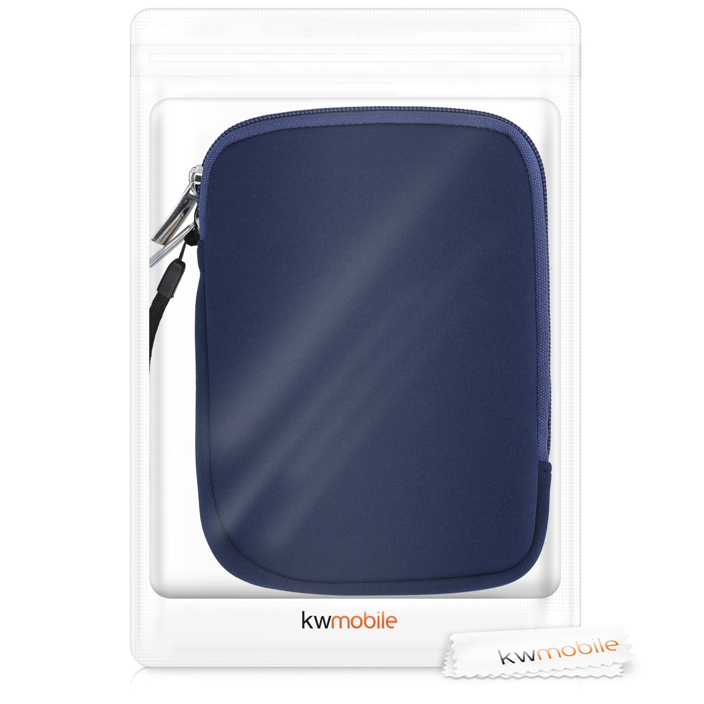 kwmobile Protective Bag for eReader Pouch Cover Case Protective Sleeve 17 x 12 x 2 cm Internal Dimensions