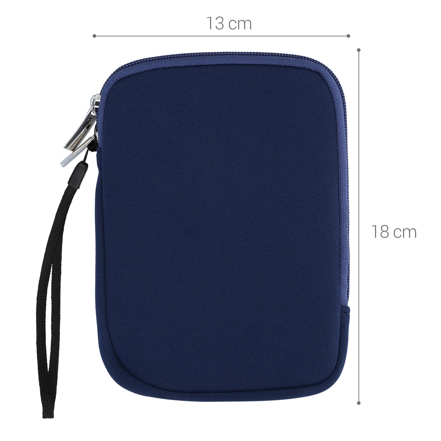 kwmobile Protective Bag for eReader Pouch Cover Case Protective Sleeve 17 x 12 x 2 cm Internal Dimensions