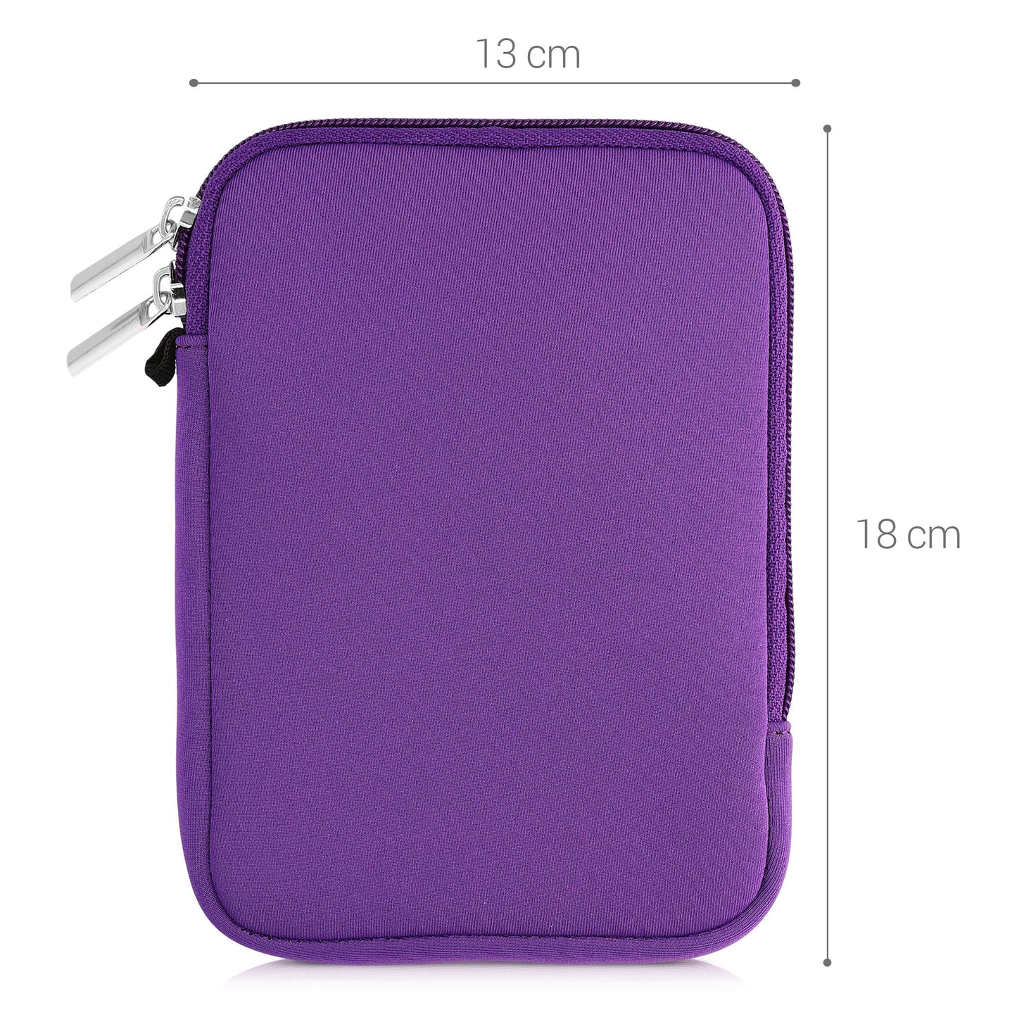 kwmobile Protective Bag for eReader Pouch Cover Case Protective Sleeve 17 x 12 x 2 cm Internal Dimensions