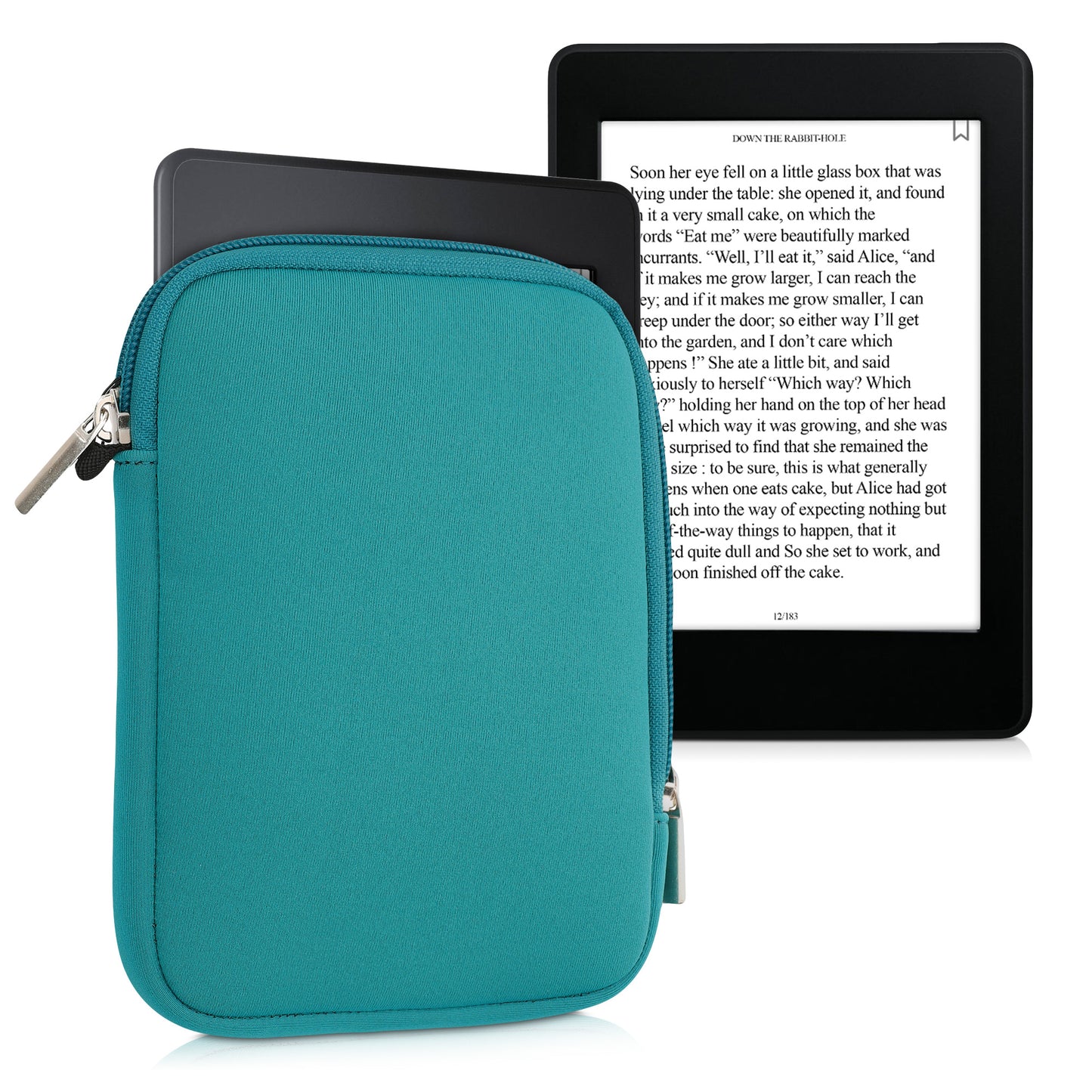 kwmobile Protective Bag for eReader Pouch Cover Case Protective Sleeve 17 x 12 x 2 cm Internal Dimensions