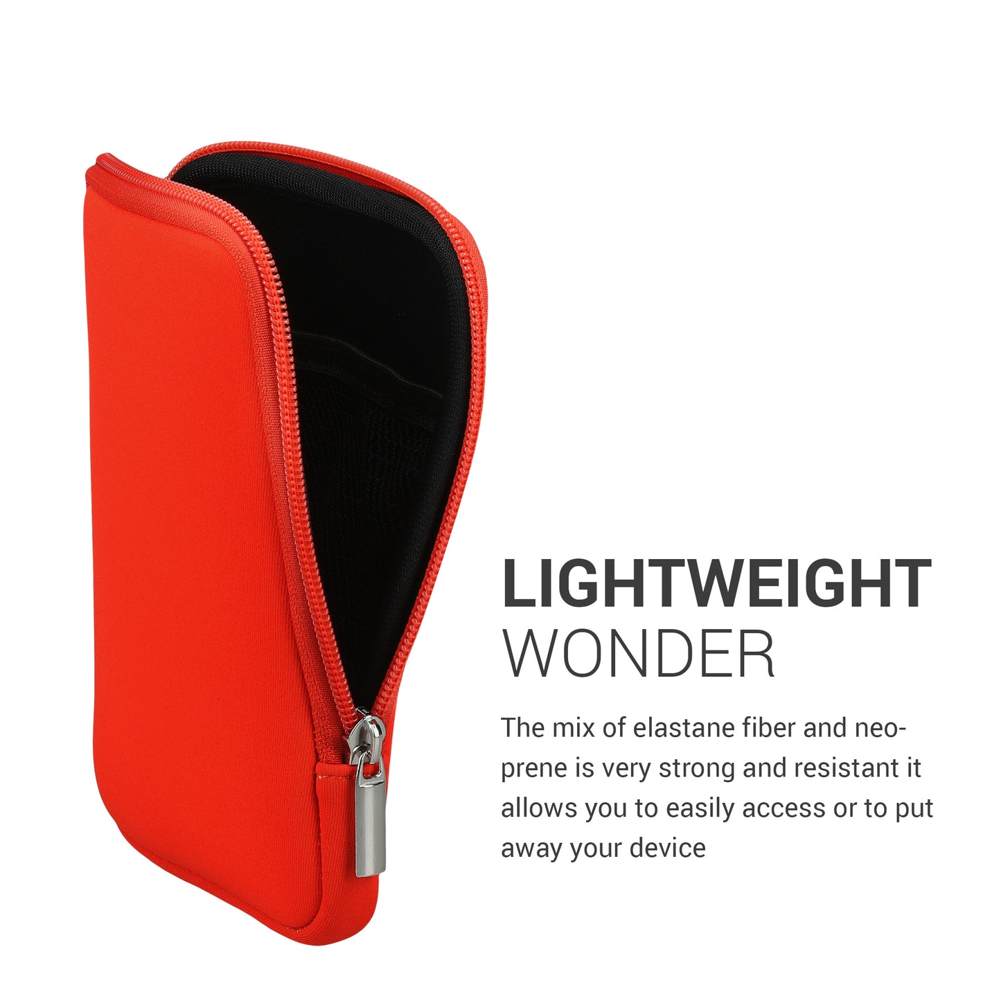 kwmobile Protective Bag for eReader Pouch Cover Case Protective Sleeve 17 x 12 x 2 cm Internal Dimensions