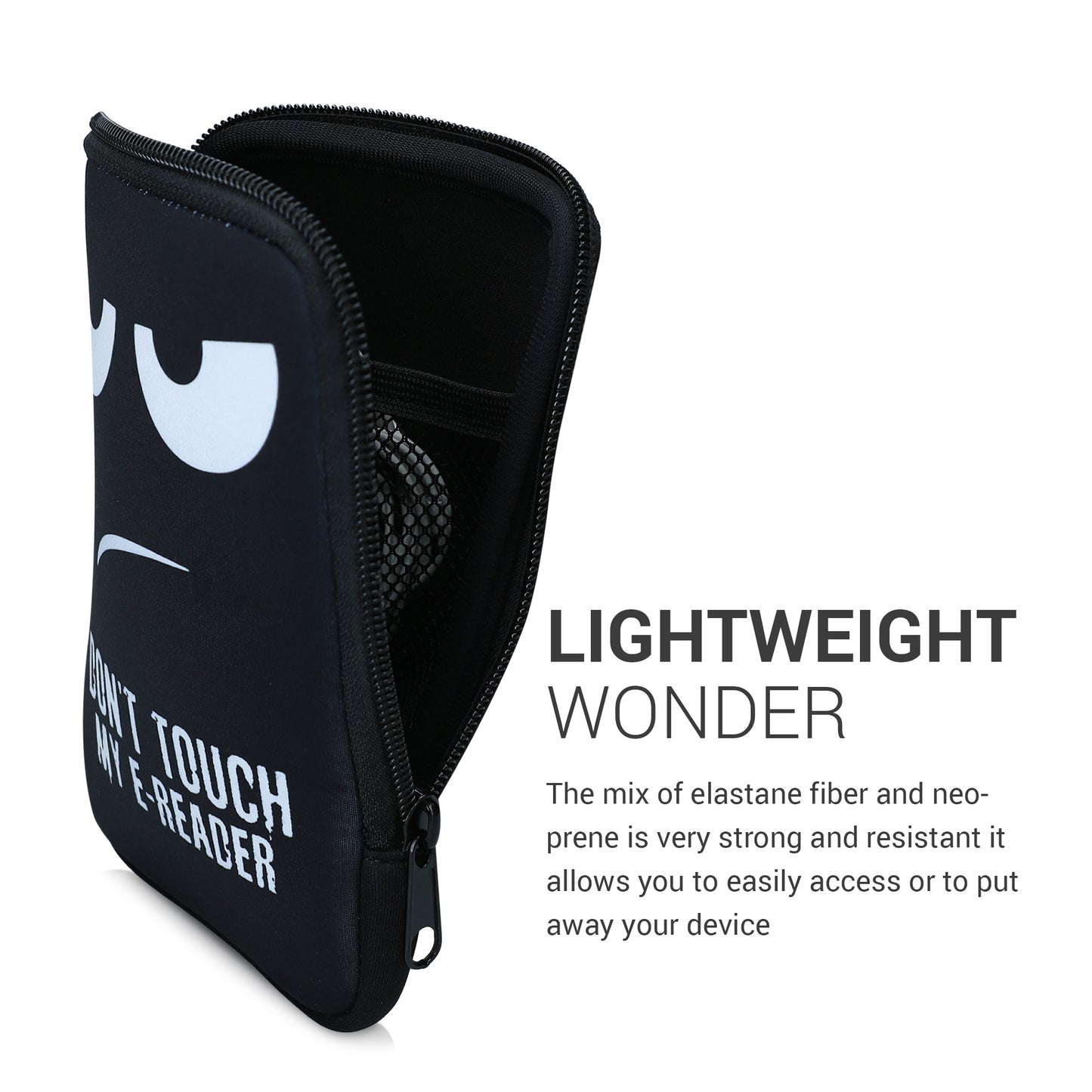 kwmobile Bag for eReader Protective Case Galaxy Tree Meadow 17 x 12 x 2 cm Inner Dimensions