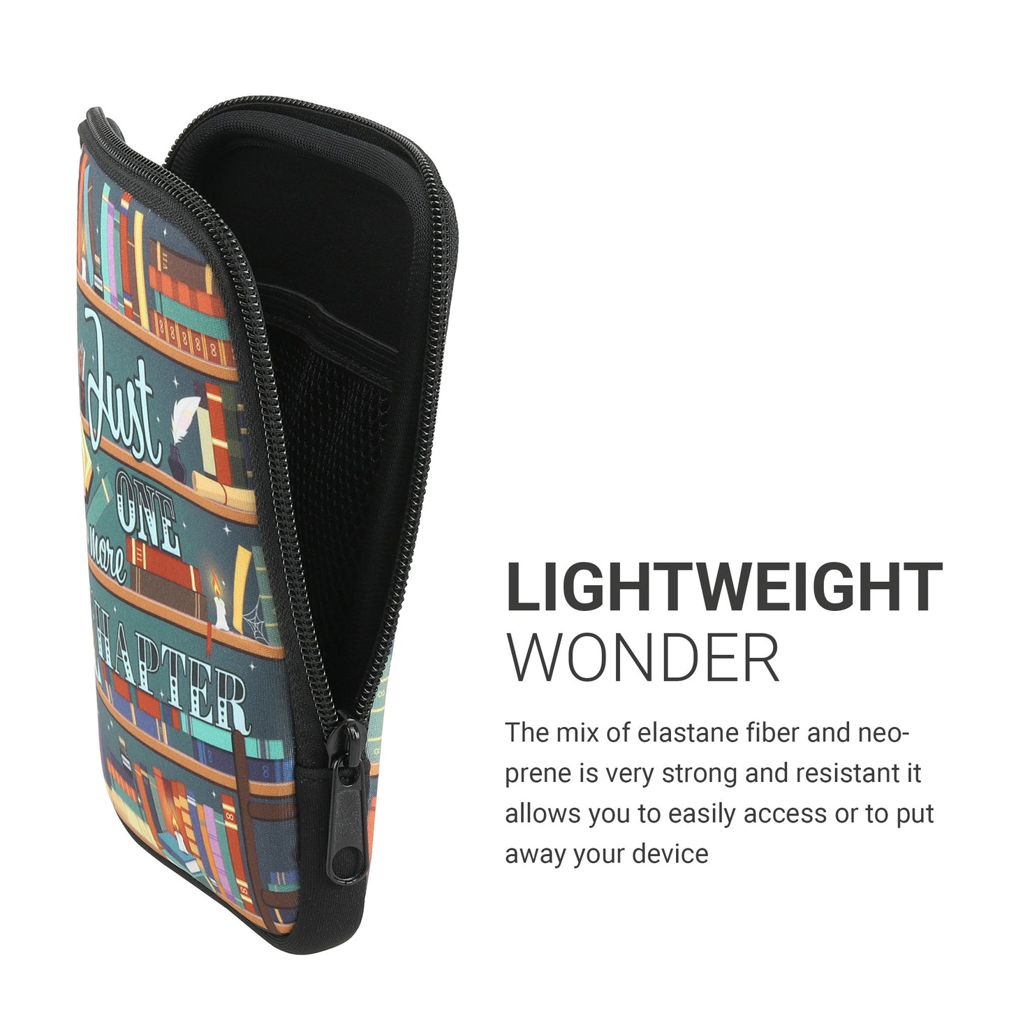 kwmobile Bag for eReader Protective Case Galaxy Tree Meadow 17 x 12 x 2 cm Inner Dimensions