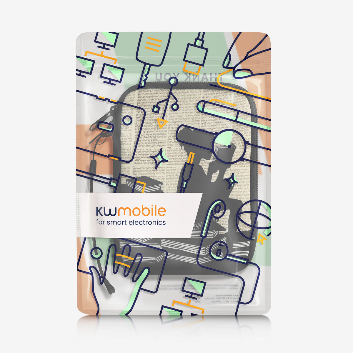 eReader Pouch 17 x 12 x 2 cm