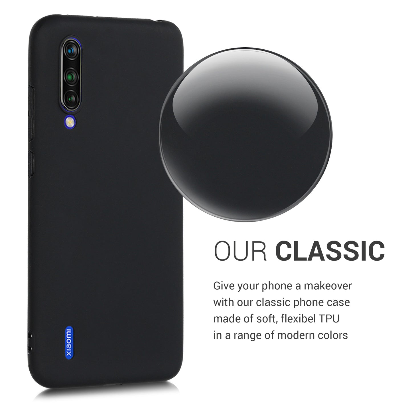 kwmobile Phone Case for Xiaomi Mi 9 Lite - Wireless Charging - Protective Cover