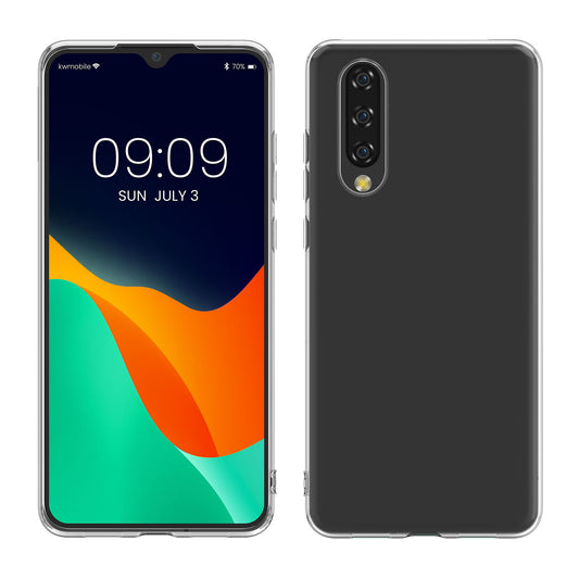 kwmobile Hülle kompatibel mit Xiaomi Mi 9 Lite - Silikon Handyhülle transparent - Handy Case in Transparent Transparent  