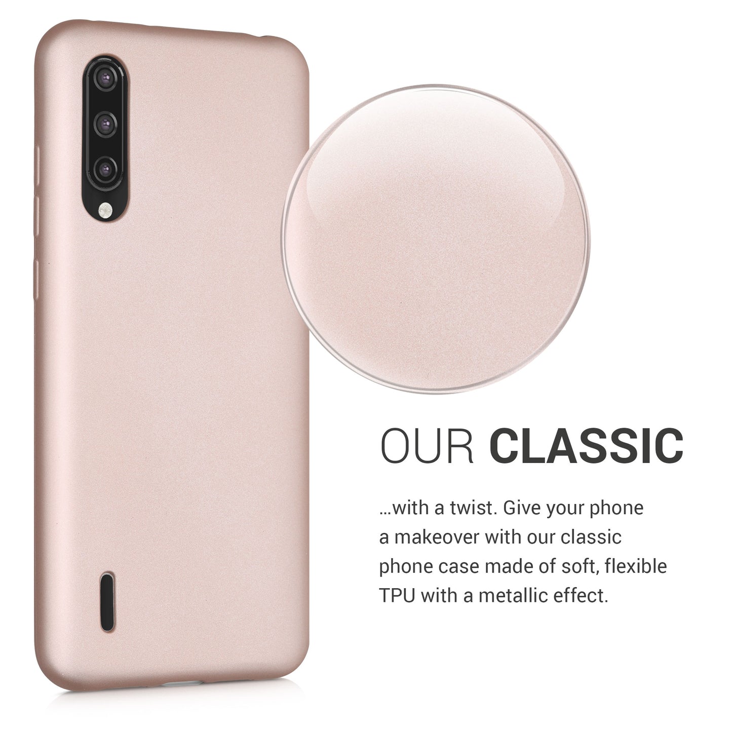 kwmobile Phone Case for Xiaomi Mi 9 Lite Case Silicone Case Protective Cover