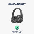 kwmobile Ear Pads for Mpow 059 / H5 / H1 / H7 / H20 Ear Cushions Replacement Parts Headphone Earpads Over Ear Headphones