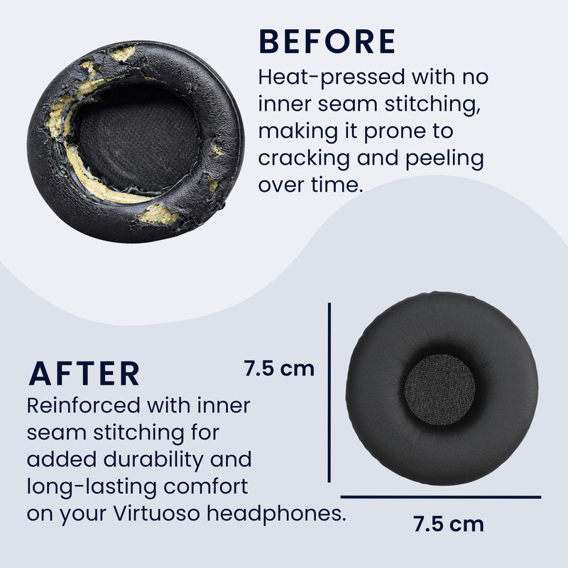 kwmobile Ear Pads for Sony Headphones Replacement Parts Over Ear Headphones