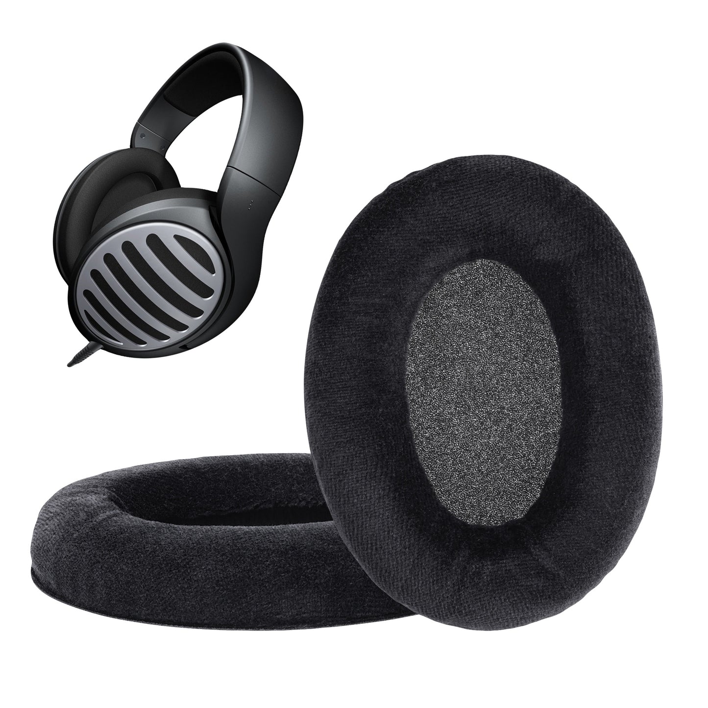 kwmobile Ear Pads for Sennheiser HD515 / HD555 / HD595 / HD518 Ear Cushion Replacement Headphone Spare Parts Headphone Replacement Pads Over Ear Headphones