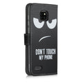 kwmobile Wallet Case Compatible with Ulefone Note 7 (2019) - Cover with Stand and Card Slots - Don't touch my Phone