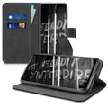 kwmobile Wallet Case Compatible with Ulefone Note 7 (2019) - Cover with Stand and Card Slots - Don't touch my Phone