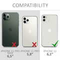 kwmobile Phone Case for Apple iPhone 11 Case - Silicone Case - Protective Cover