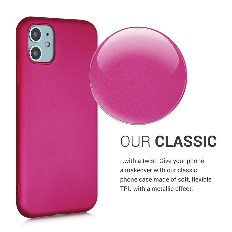 kwmobile Phone Case for Apple iPhone 11 Case - Silicone Case - Protective Cover