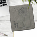 kwmobile Case for Tolino Vision 5 - eReader Cover Made of Faux Leather with Auto Sleep Function - Dandelion Love