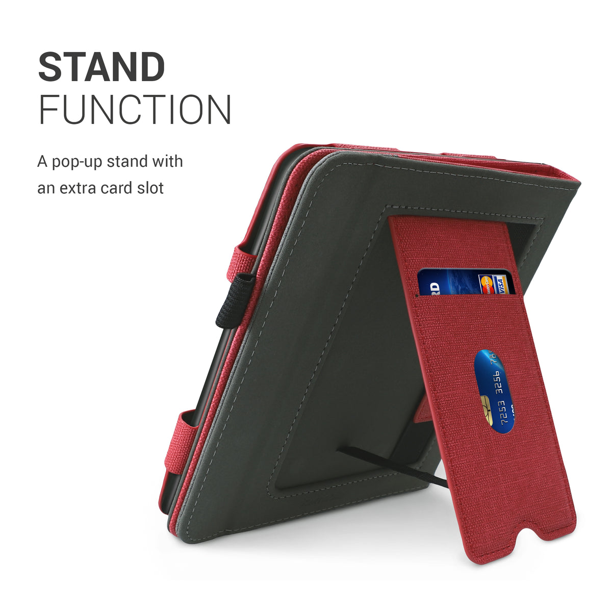Tolino Vision 5 with Hand Strap Flip Case