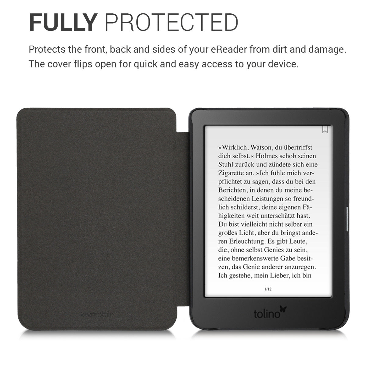 Tolino Page 2 Faux Leather eReader Flip Case