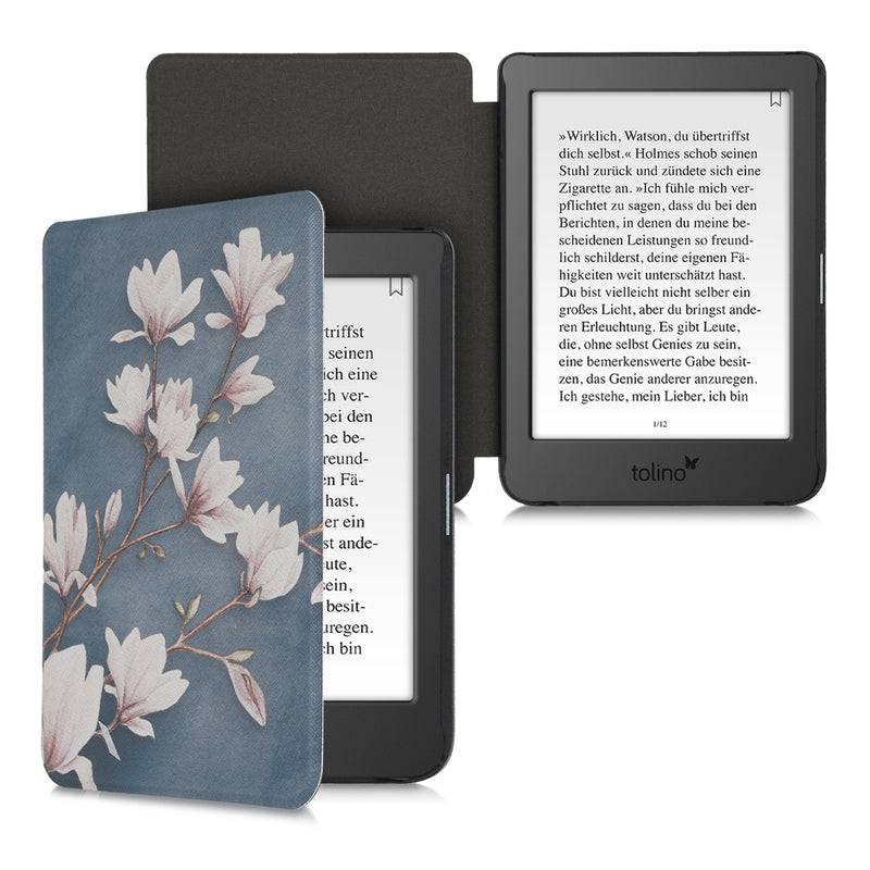 kwmobile Protective Case for Tolino Page 2 Cover - eReader Flip Case with Auto Sleep Function