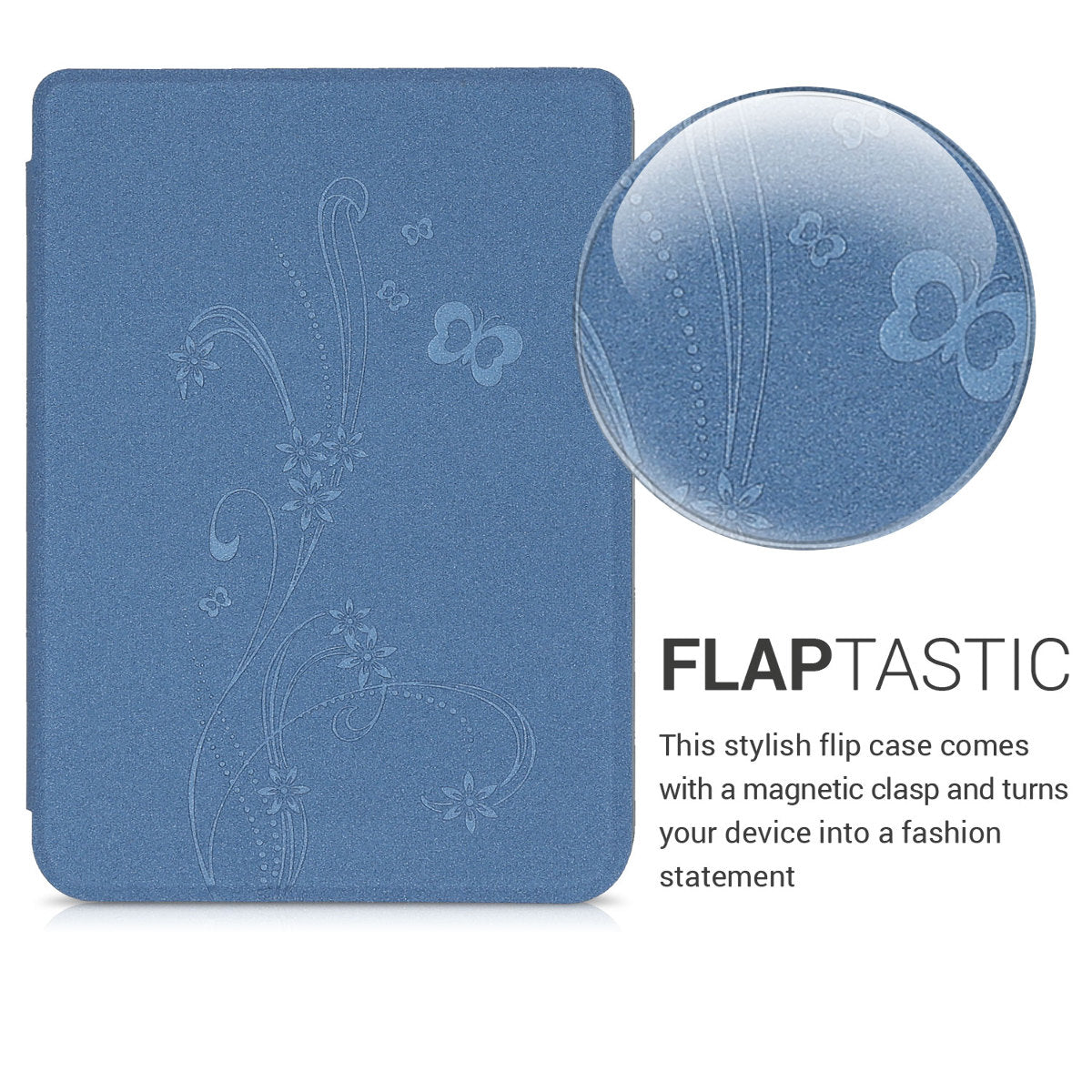 kwmobile Protective Case for Tolino Page 2 Cover - eReader Flip Case with Auto Sleep Function