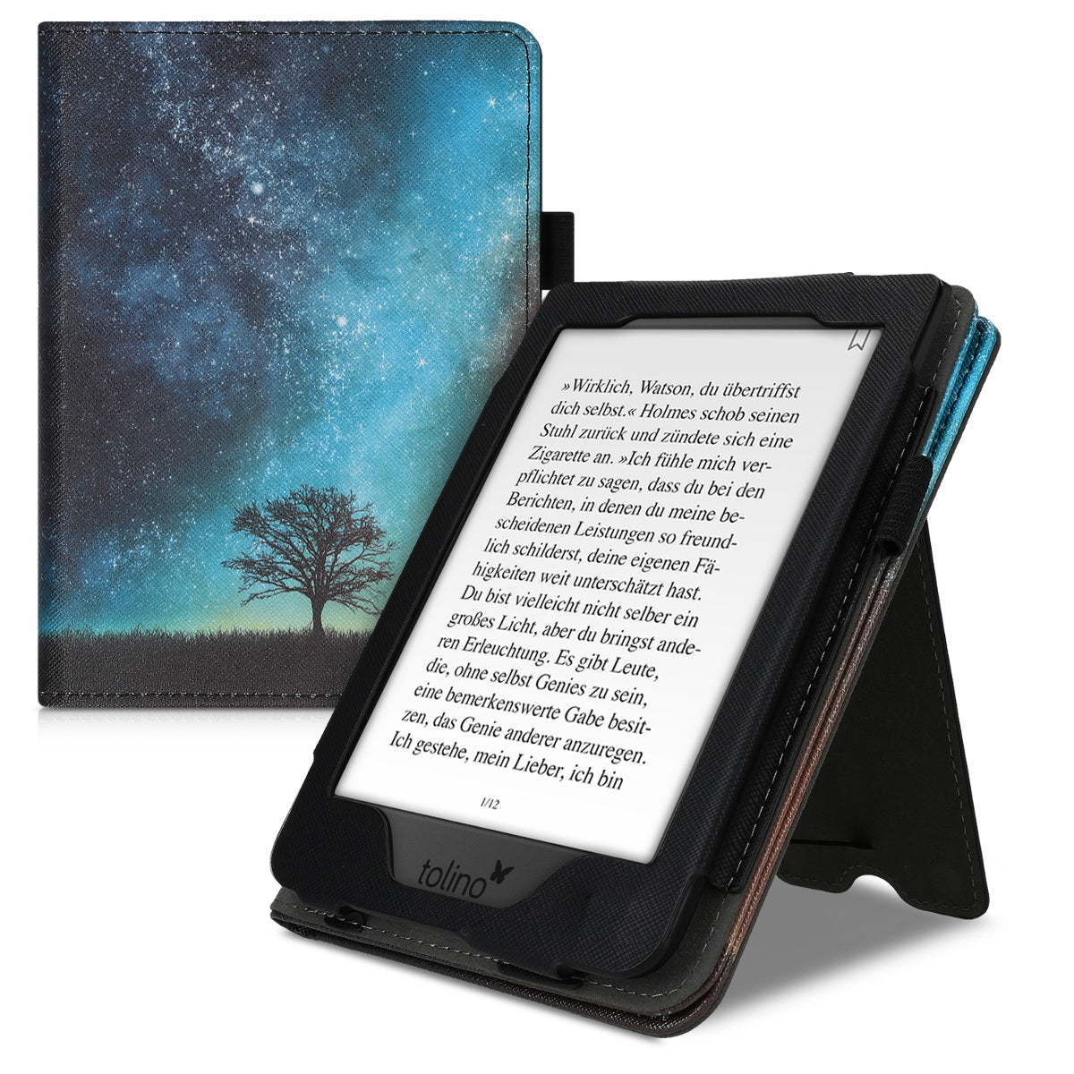 Tolino Page 2 with Hand Strap Flip Case
