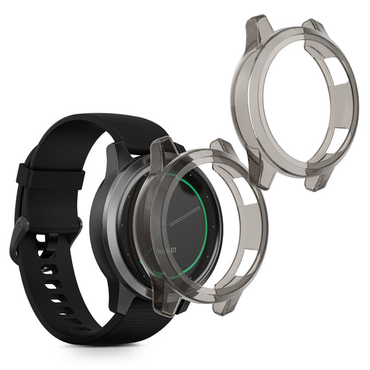 kwmobile Sports Protective Case compatible with Garmin Vivoactive 4 Case Cover without Tracker