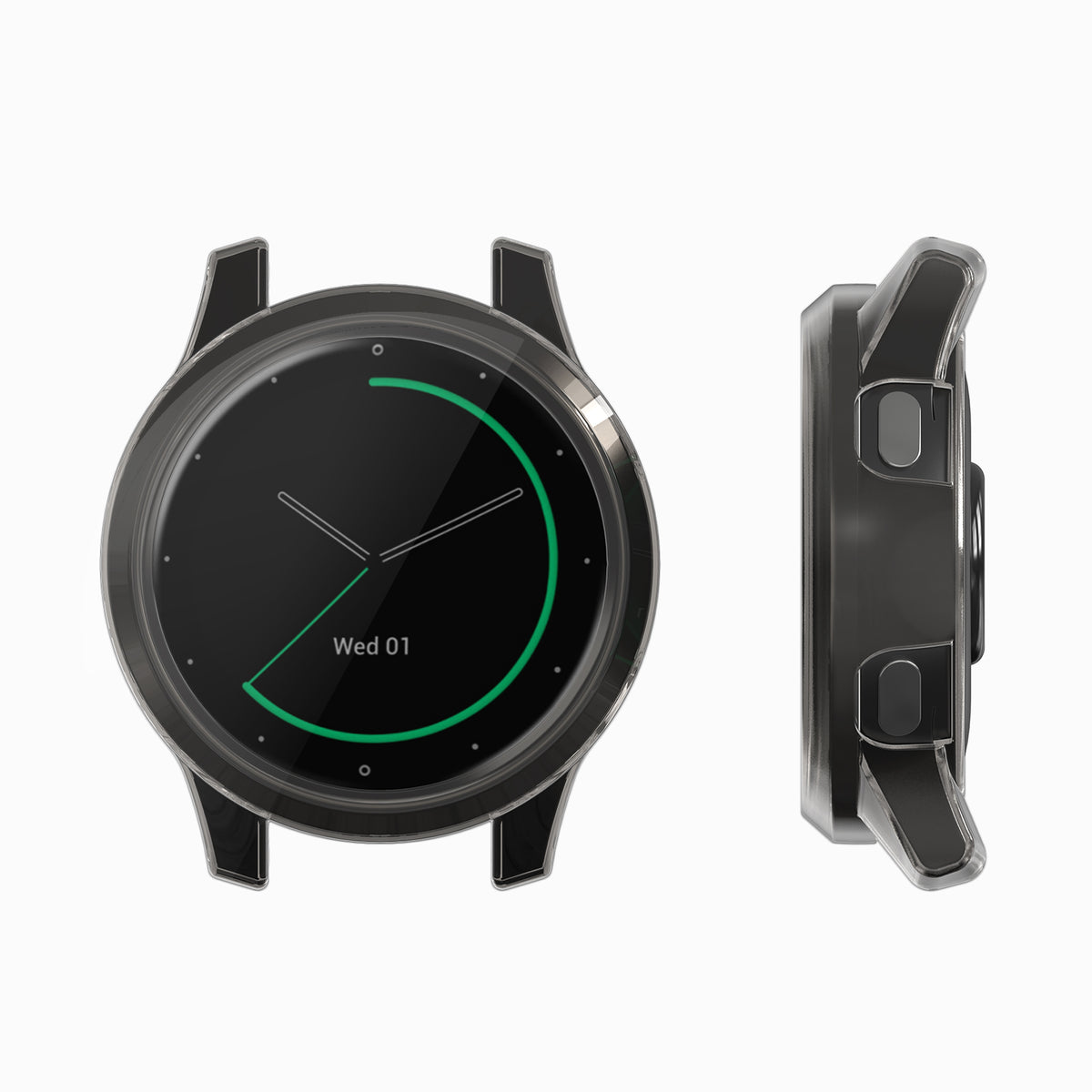 Garmin Vivoactive 4 (45 mm) 2x Sports Protective Case without Tracker