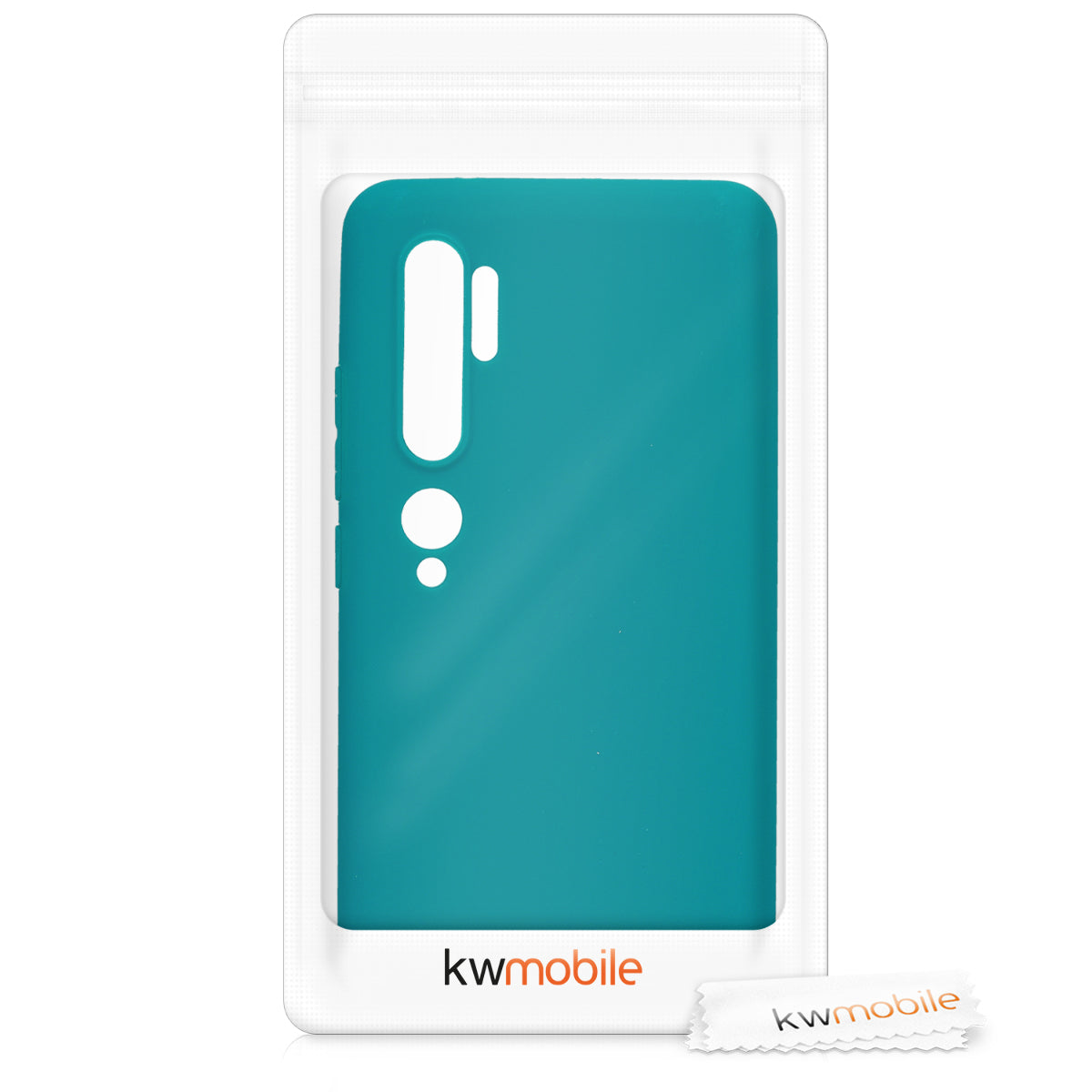 kwmobile Phone Case for Xiaomi Mi Note 10 / Note 10 Pro - Soft Silicone Phone Cover - Protective Case