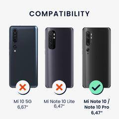 Xiaomi Mi Note 10 / Note 10 Pro Silikon Hülle Metallic Brombeere