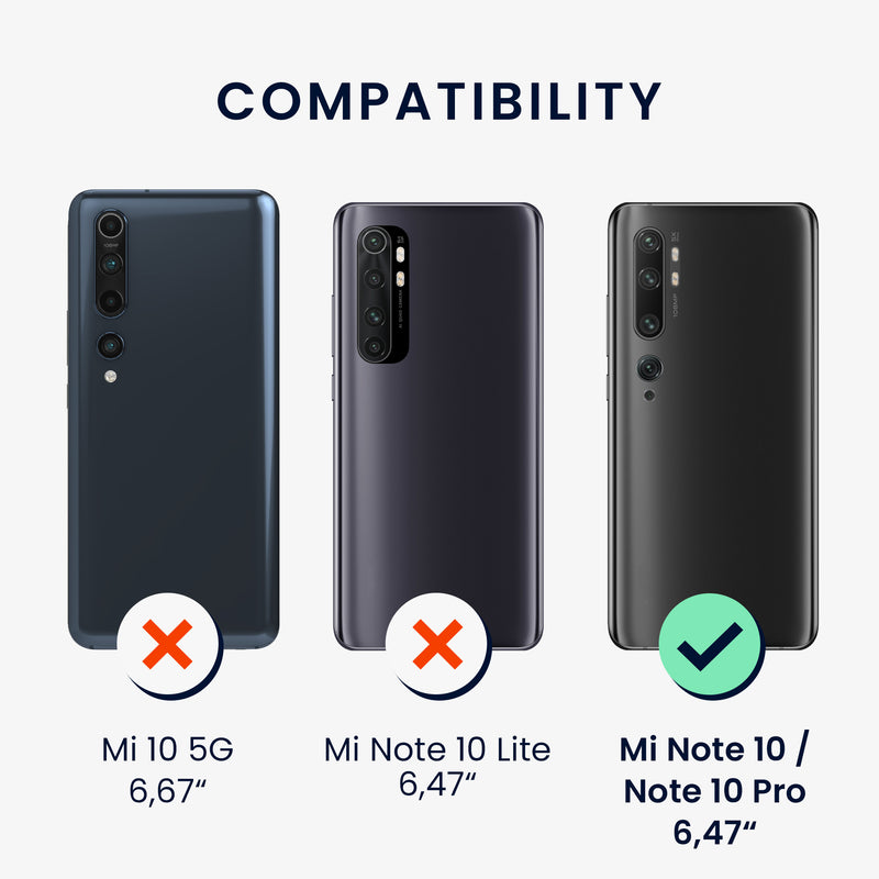 Xiaomi Mi Note 10 / Note 10 Pro Silikon Hülle Metallic Brombeere
