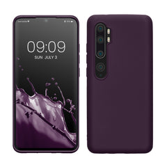 Xiaomi Mi Note 10 / Note 10 Pro Silikon Hülle Metallic Brombeere