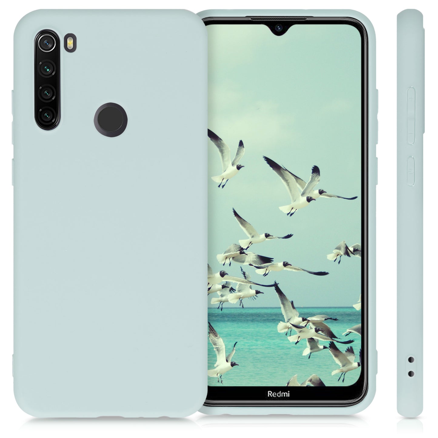 kwmobile Phone Case for Xiaomi Redmi Note 8T - Wireless Charging - Protective Cover