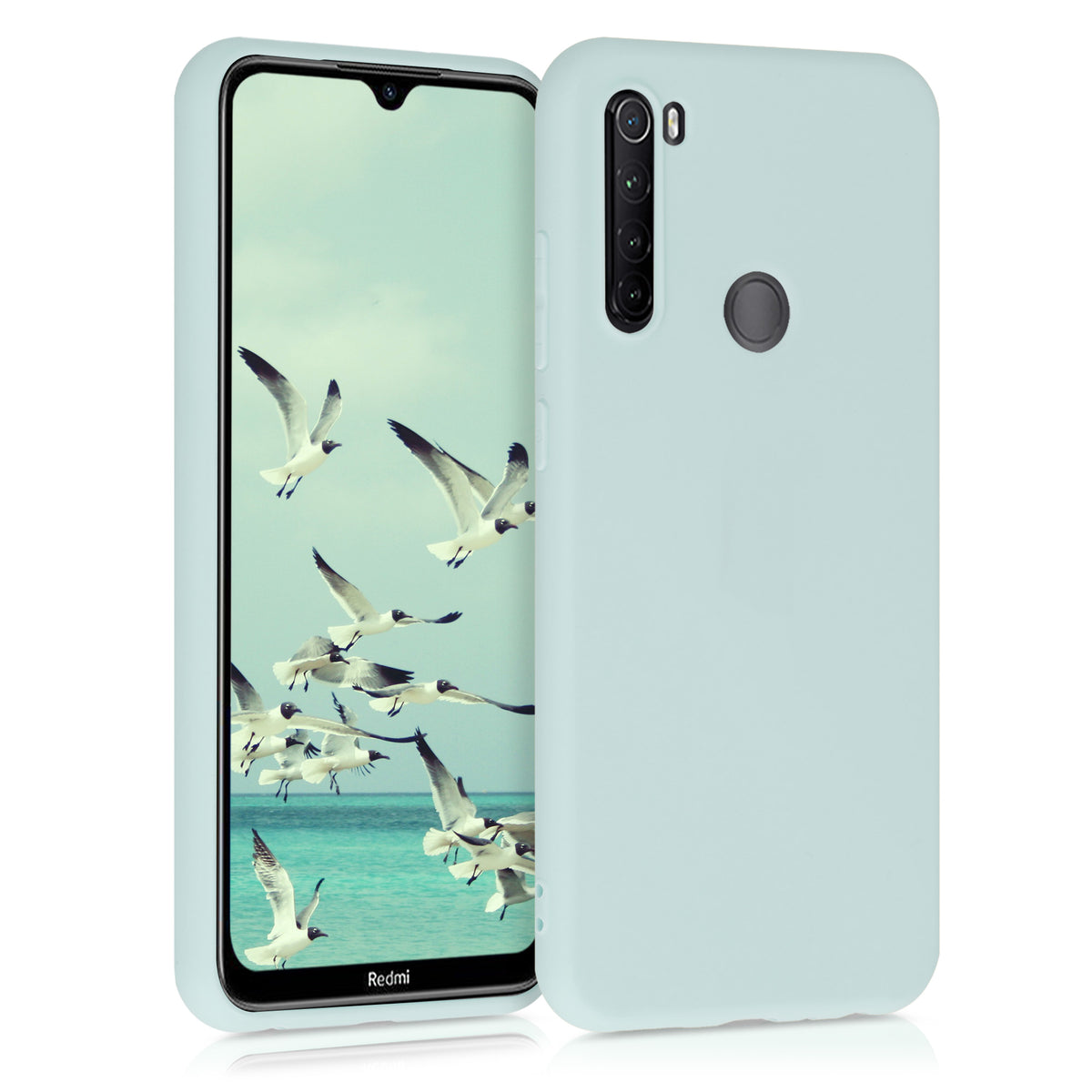 kwmobile Phone Case for Xiaomi Redmi Note 8T - Wireless Charging - Protective Cover