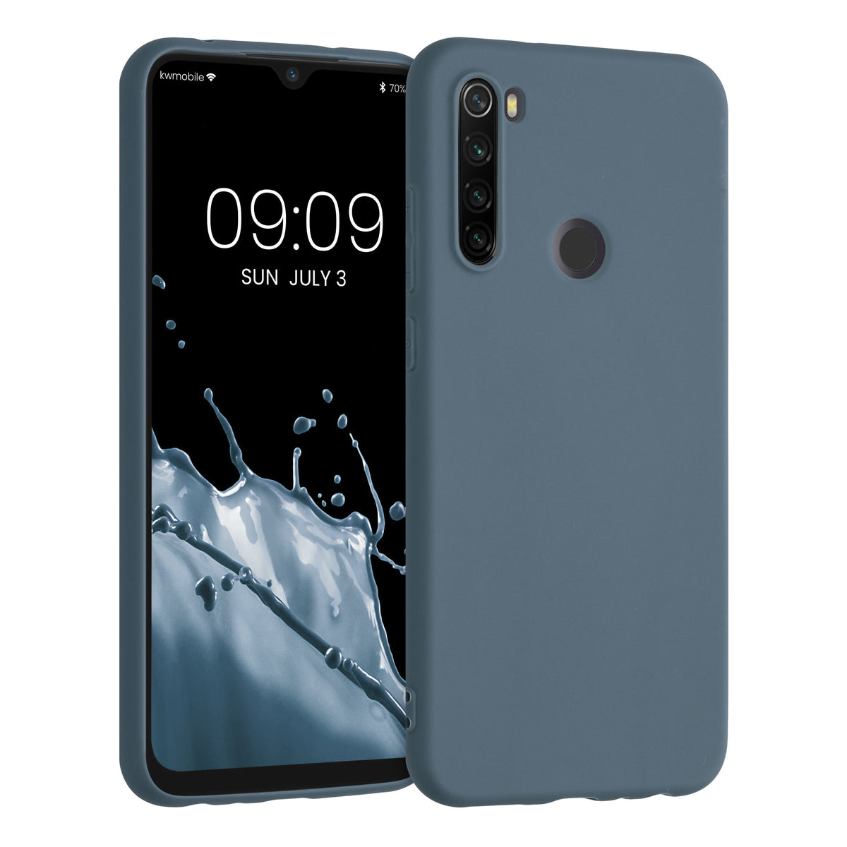 kwmobile Phone Case for Xiaomi Redmi Note 8T - Wireless Charging - Protective Cover