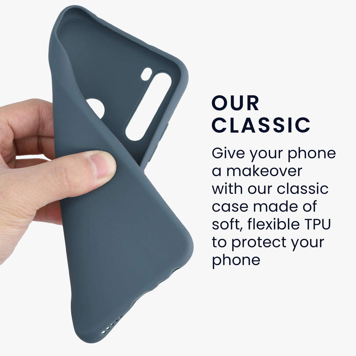 kwmobile Phone Case for Xiaomi Redmi Note 8T - Wireless Charging - Protective Cover