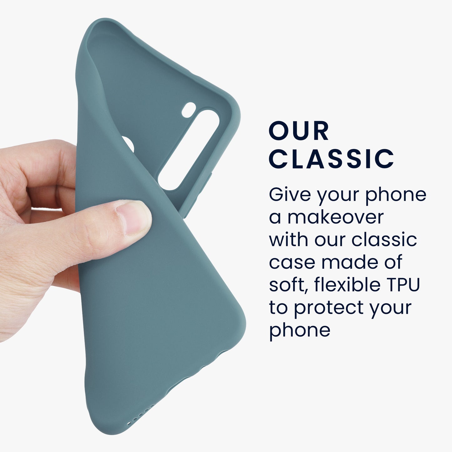 kwmobile Phone Case for Xiaomi Redmi Note 8T - Wireless Charging - Protective Cover