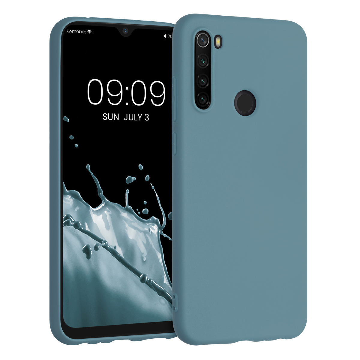 kwmobile Phone Case for Xiaomi Redmi Note 8T - Wireless Charging - Protective Cover