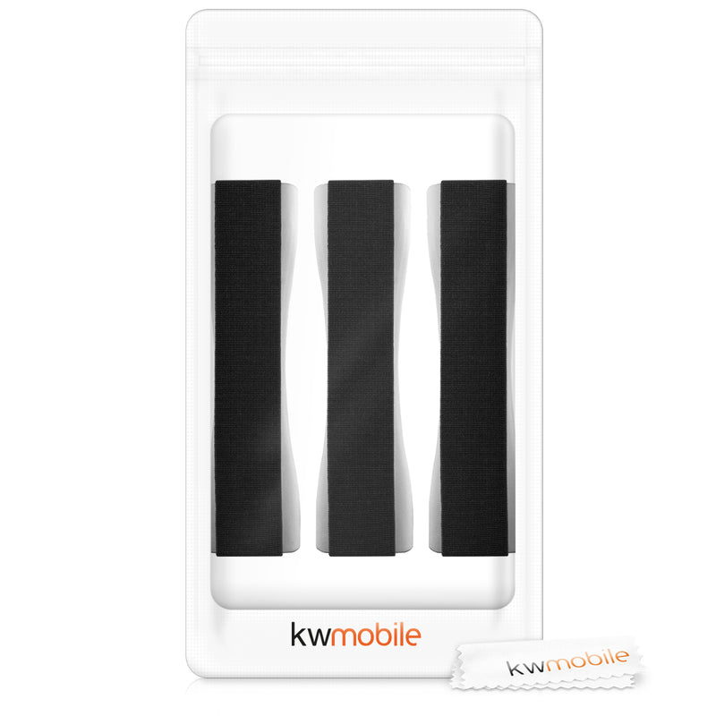 kwmobile Tablet Finger Holder Grip Stand Self-Adhesive Tablet PC Finger Holder compatible with iPad Samsung Sony Tablets
