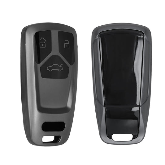 Audi 3-Button Smartkey (Keyless Go only) TPU Car Key Cover